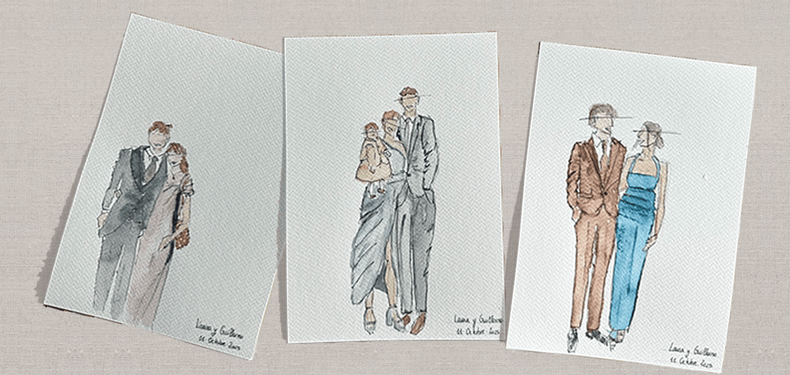 Artista ilustrando en vivo